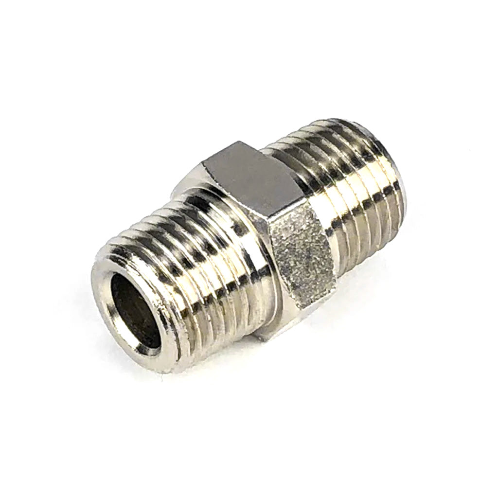 1/8 NPT Male To 1/8 NPT Male Straight Union Fitting