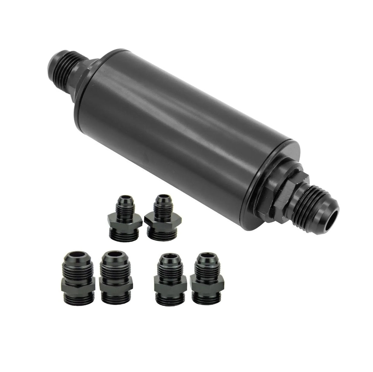 Inline Fuel Petrol Filter 10 Micron Cleanable