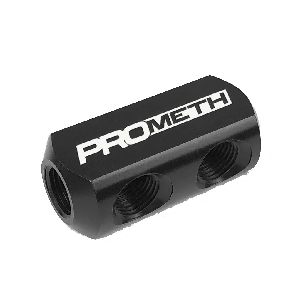 Four Port Split Distribution Block 1/8 NPT
