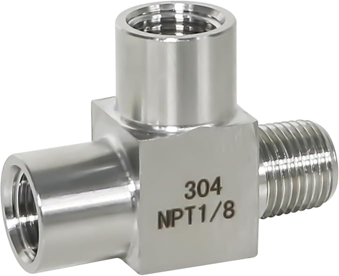 1/8 NPT Stainless Steel Tee Fitting