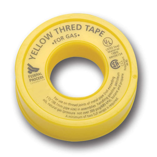 Yellow PTFE Thread Seal Tape – Professional-Grade