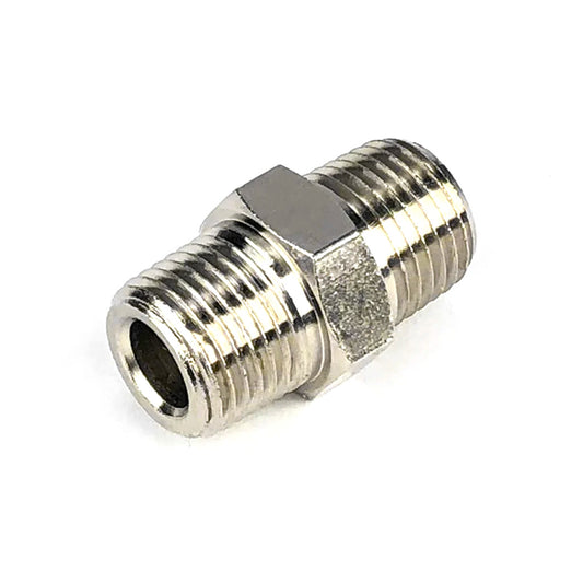 1/8 NPT Male To 1/8 NPT Male Straight Union Fitting