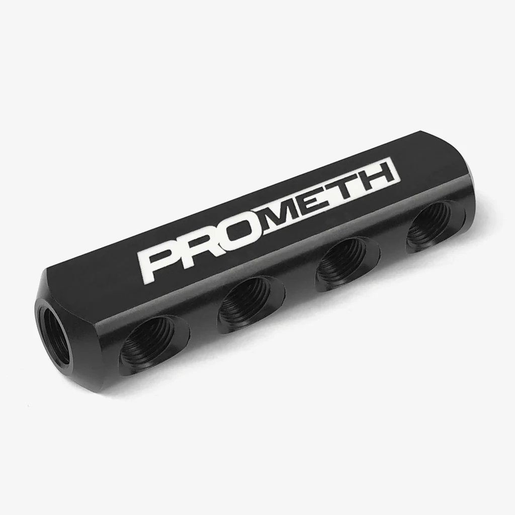 Four Port Inline Distribution Block 1/8 NPT