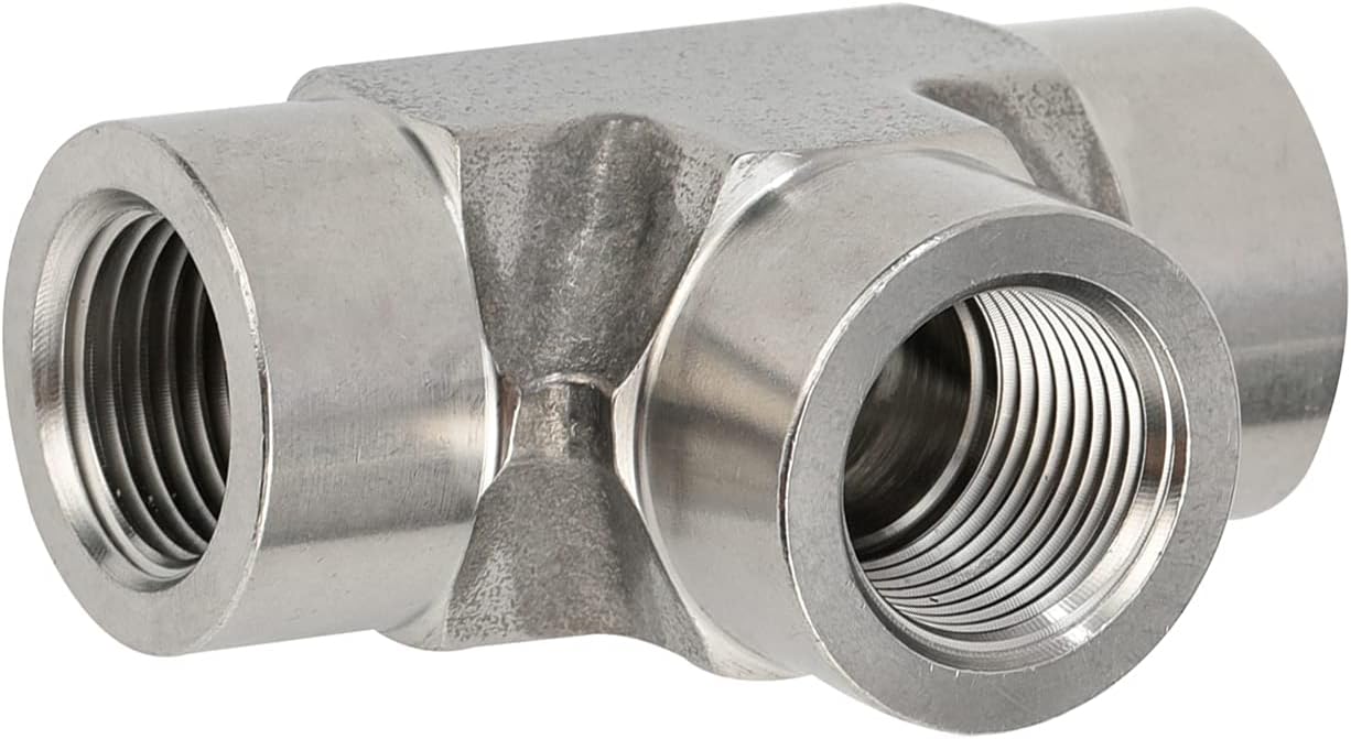 1/8 NPT Stainless Steel Female Tee Fitting